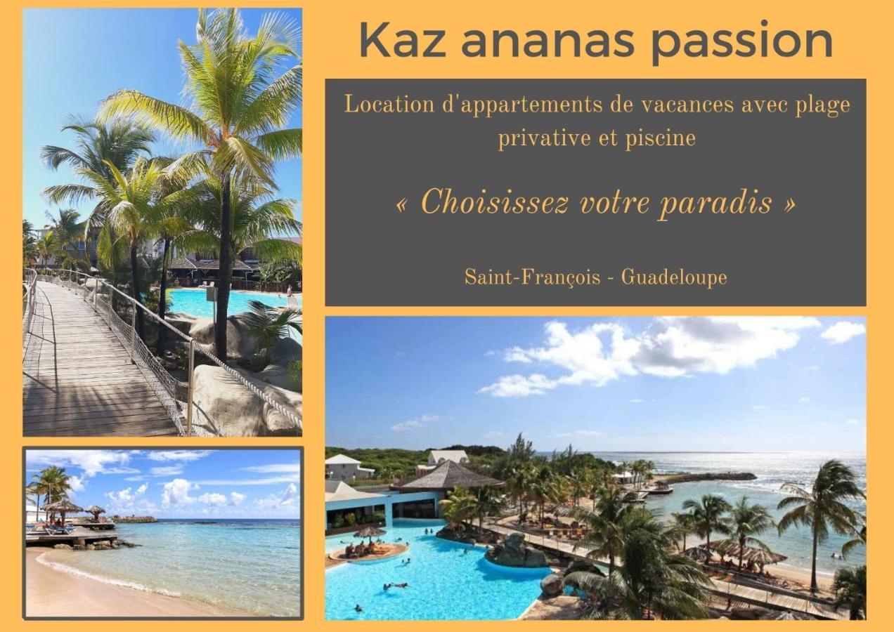 Ferienwohnung F3 _ Kaz Ananas Passion Au Manganao Saint-Francois  Exterior foto